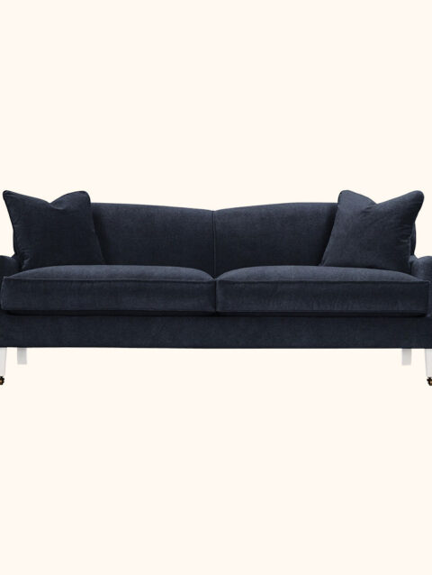 Alcott Sofa Rust Velvet